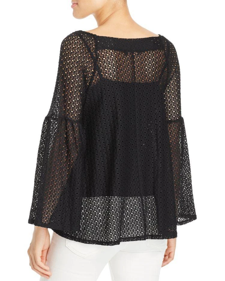 商品Nally & Millie|Bell Sleeve Mesh Top,价格¥494,第2张图片详细描述