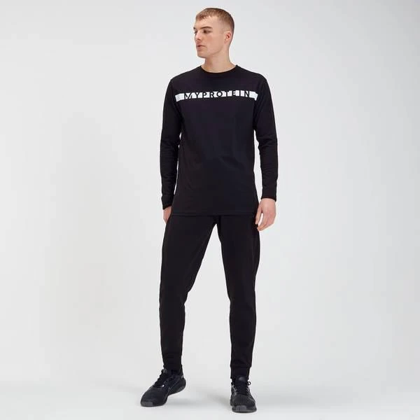 商品Myprotein|MP The Original Long Sleeve Top - Black,价格¥146,第2张图片详细描述