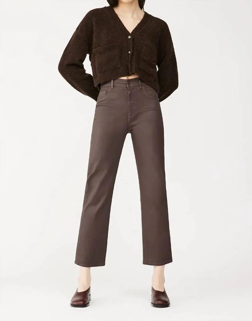 商品DL1961 - Women's|Dl1961 - Women'S - Wax Coated Patti Straight Jean,价格¥908,第1张图片