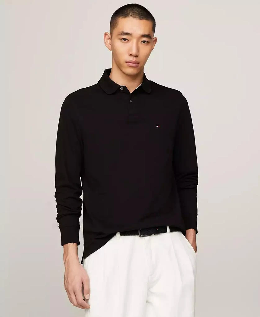 商品Tommy Hilfiger|Men's 1985 Regular-Fit Long-Sleeve Polo Shirt,价格¥592,第1张图片