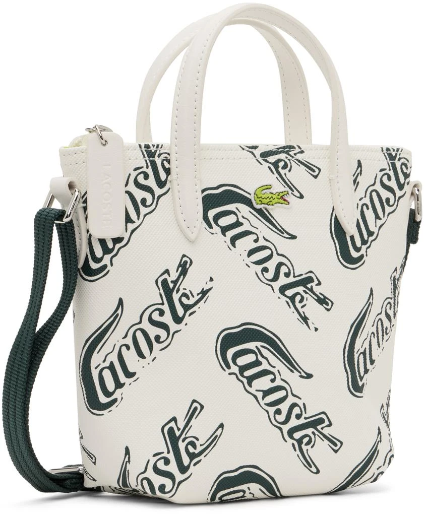 商品Lacoste|White Small Logo Print Tote,价格¥677,第2张图片详细描述