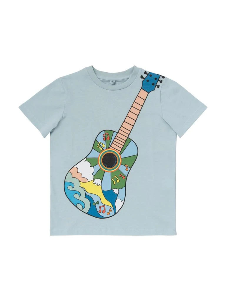 商品Stella McCartney|Guitar Print Organic Cotton T-shirt,价格¥356,第1张图片