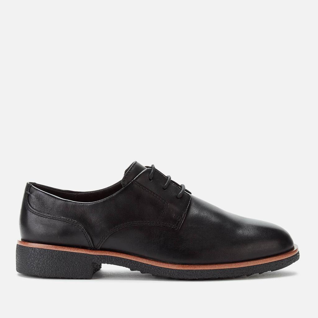 商品Clarks|Clarks Women's Griffin Lane Leather Derby Shoes - Black,价格¥309,第1张图片