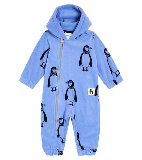 商品Mini Rodini|婴幼儿 — Penguin抓绒连身衣,价格¥576,第1张图片