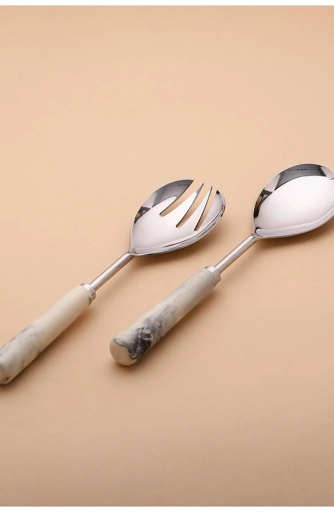 商品Tiramisu|Resin & Metal Salad Server 2-Piece Set,价格¥367,第4张图片详细描述