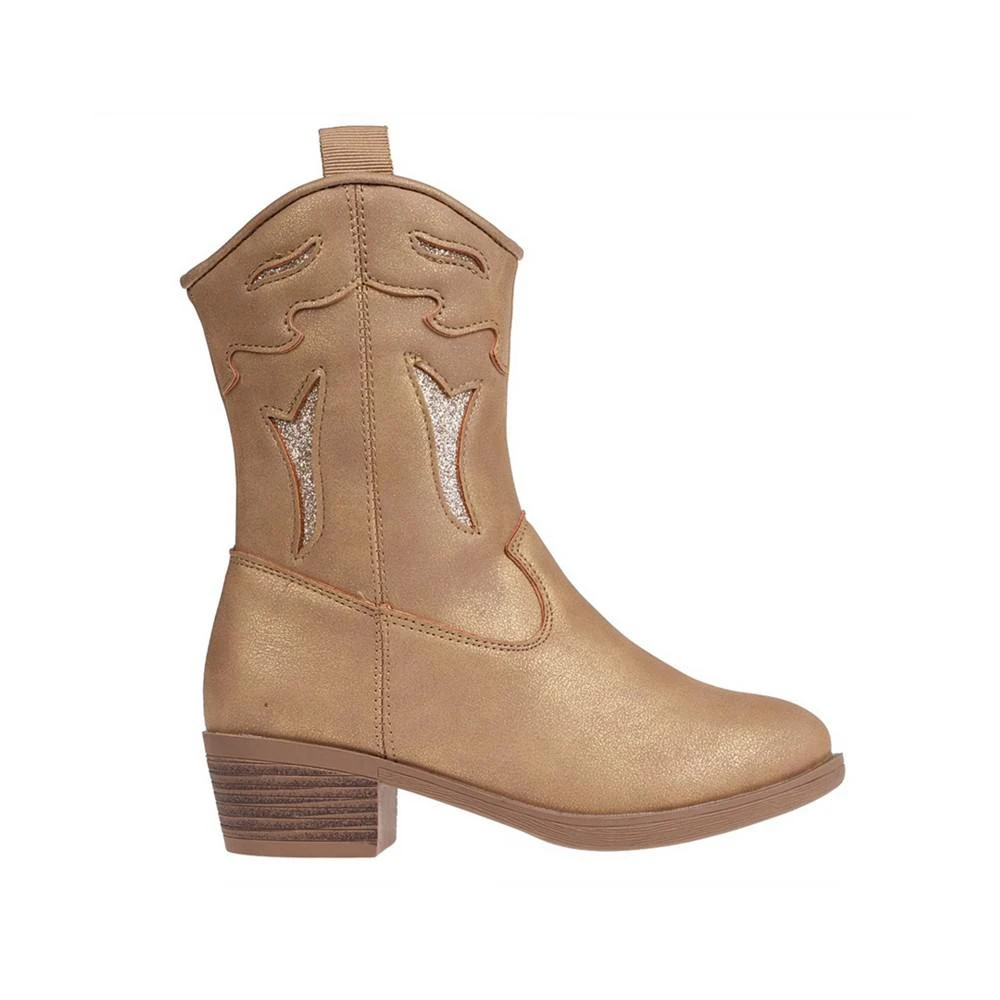 商品Vince Camuto|Big Girls Mid Calf Glitter Classic Western Cowgirl Boots,价格¥180,第2张图片详细描述
