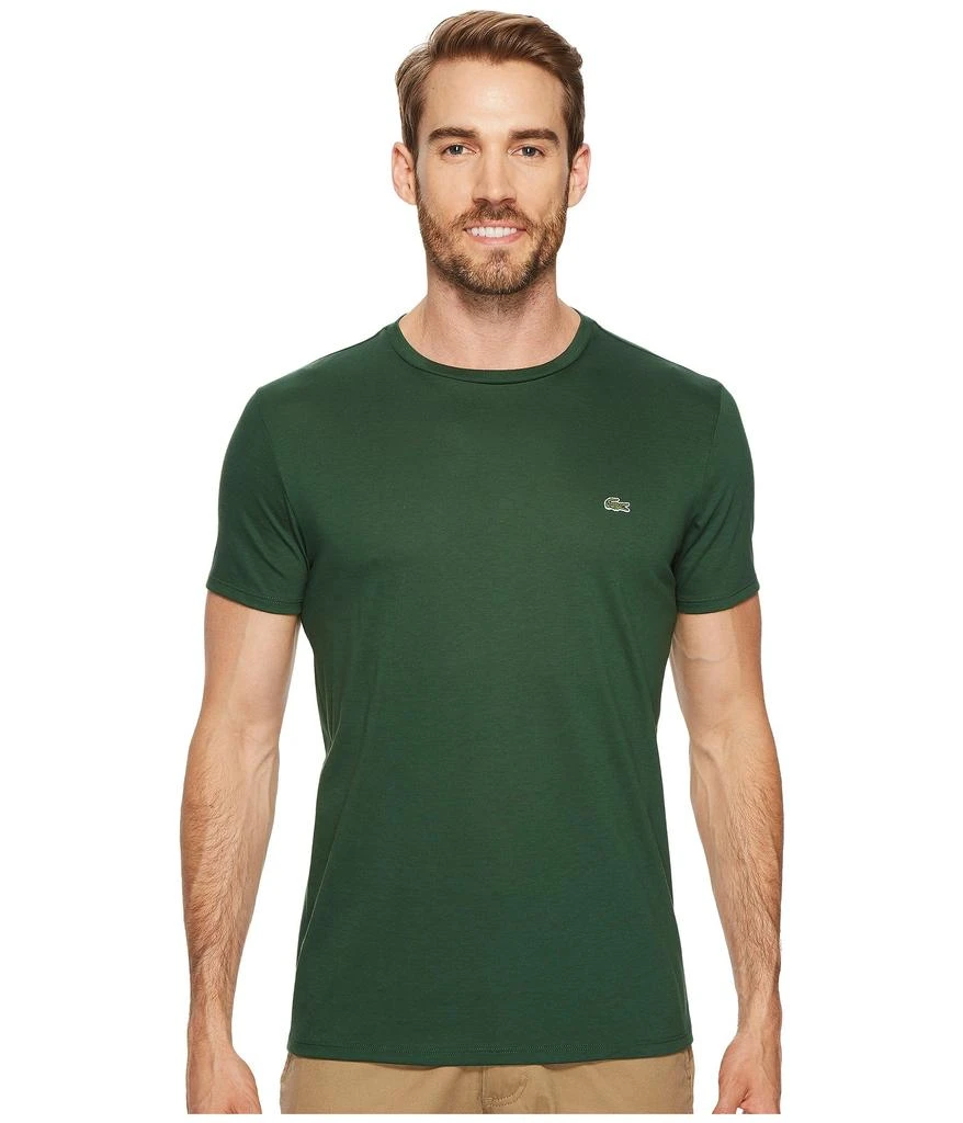 商品Lacoste|Short-Sleeve Pima Jersey Crewneck T-Shirt,价格¥253,第1张图片