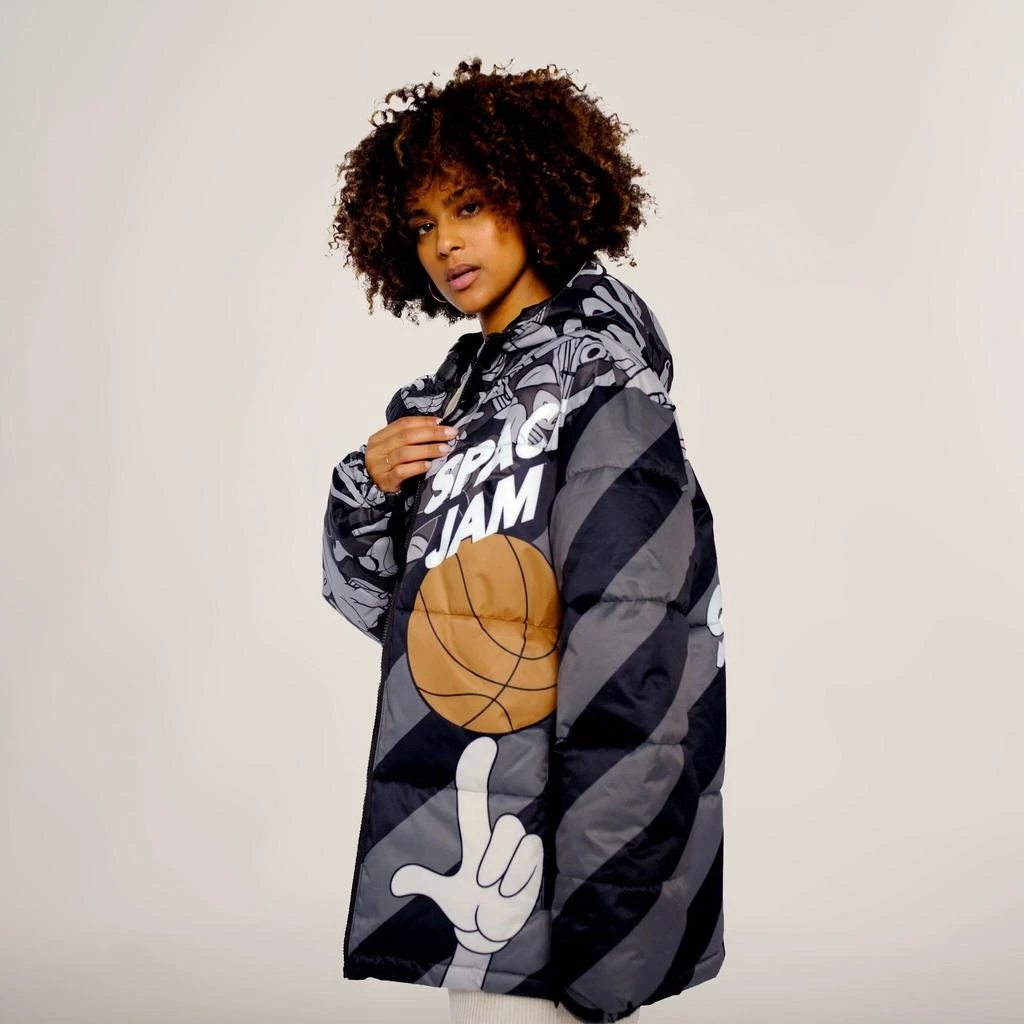 商品Members Only|Women's Space Jam Puffer Oversized Jacket,价格¥336,第3张图片详细描述