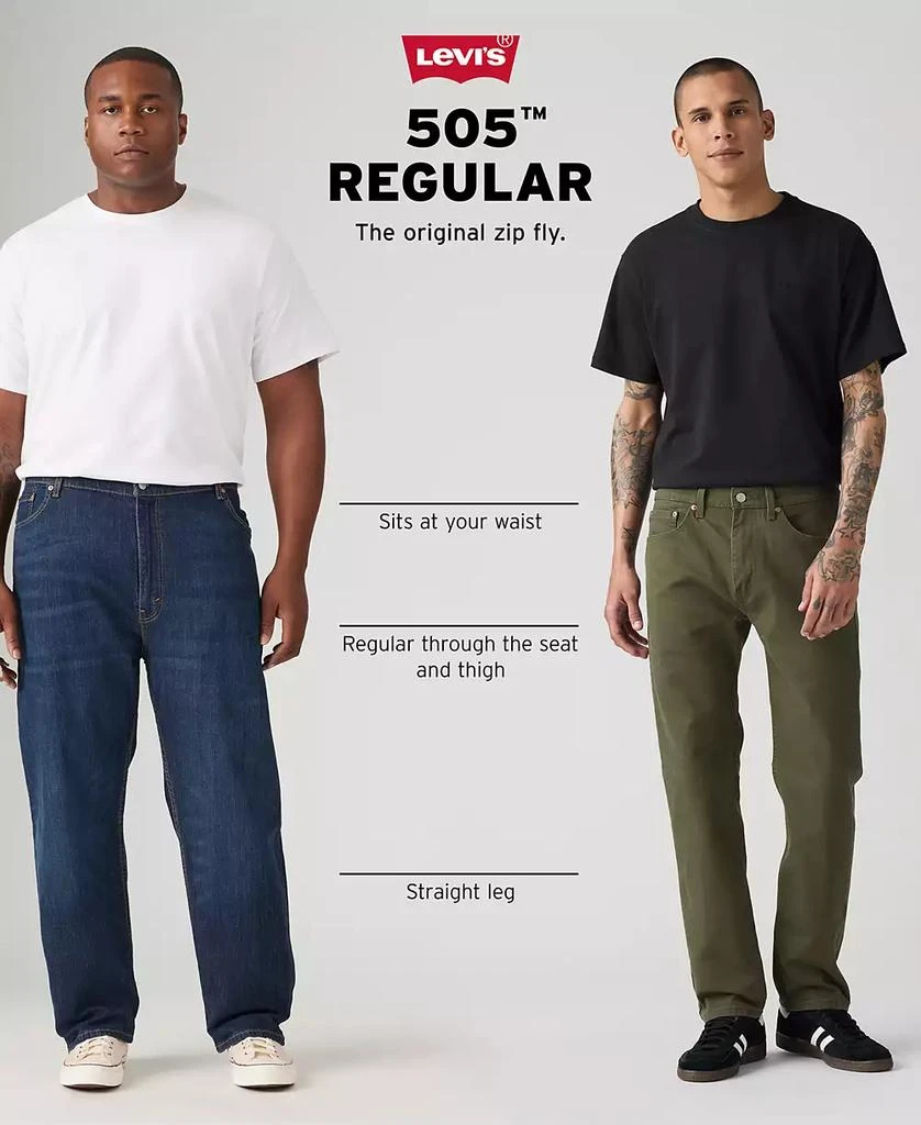 商品Levi's|Men's 505™ Regular Fit Jeans,价格¥360,第4张图片详细描述