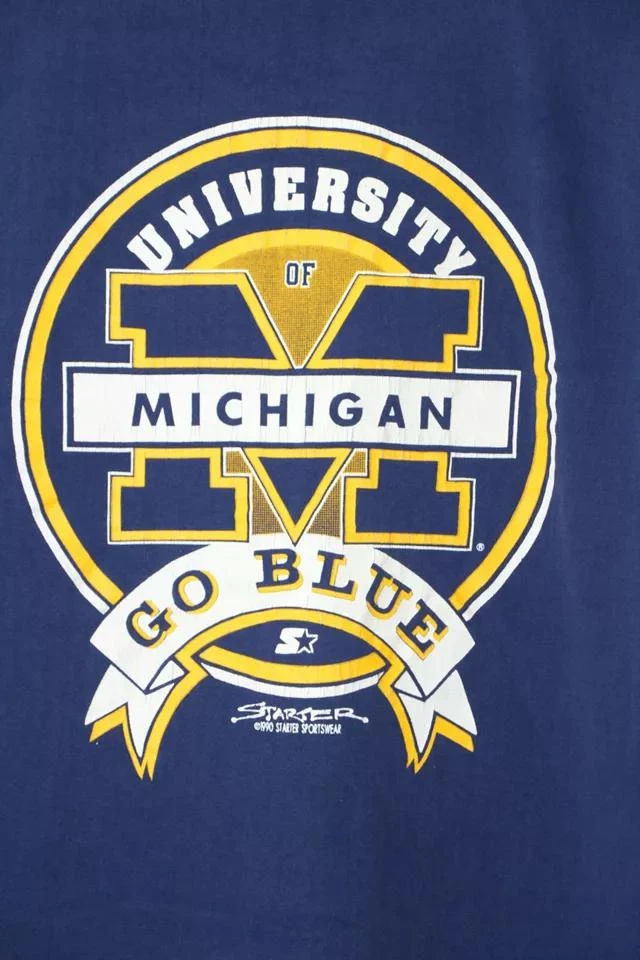 商品Urban Outfitters|Vintage 1990 University of Michigan Go Blue  T-shirt,价格¥924,第2张图片详细描述