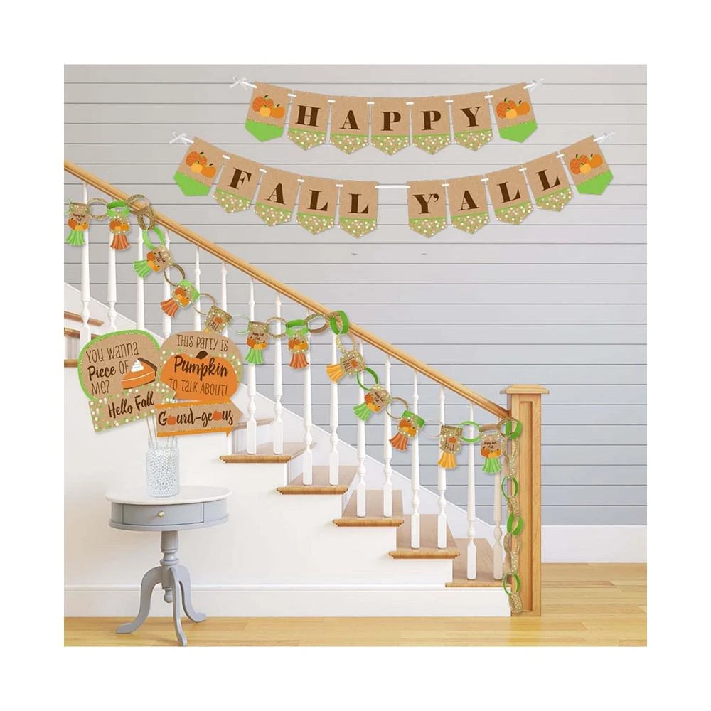 商品Big Dot of Happiness|Pumpkin Patch - Banner and Photo Booth Decorations - Fall, Halloween or Thanksgiving Party Supplies Kit - Doterrific Bundle,价格¥374,第2张图片详细描述