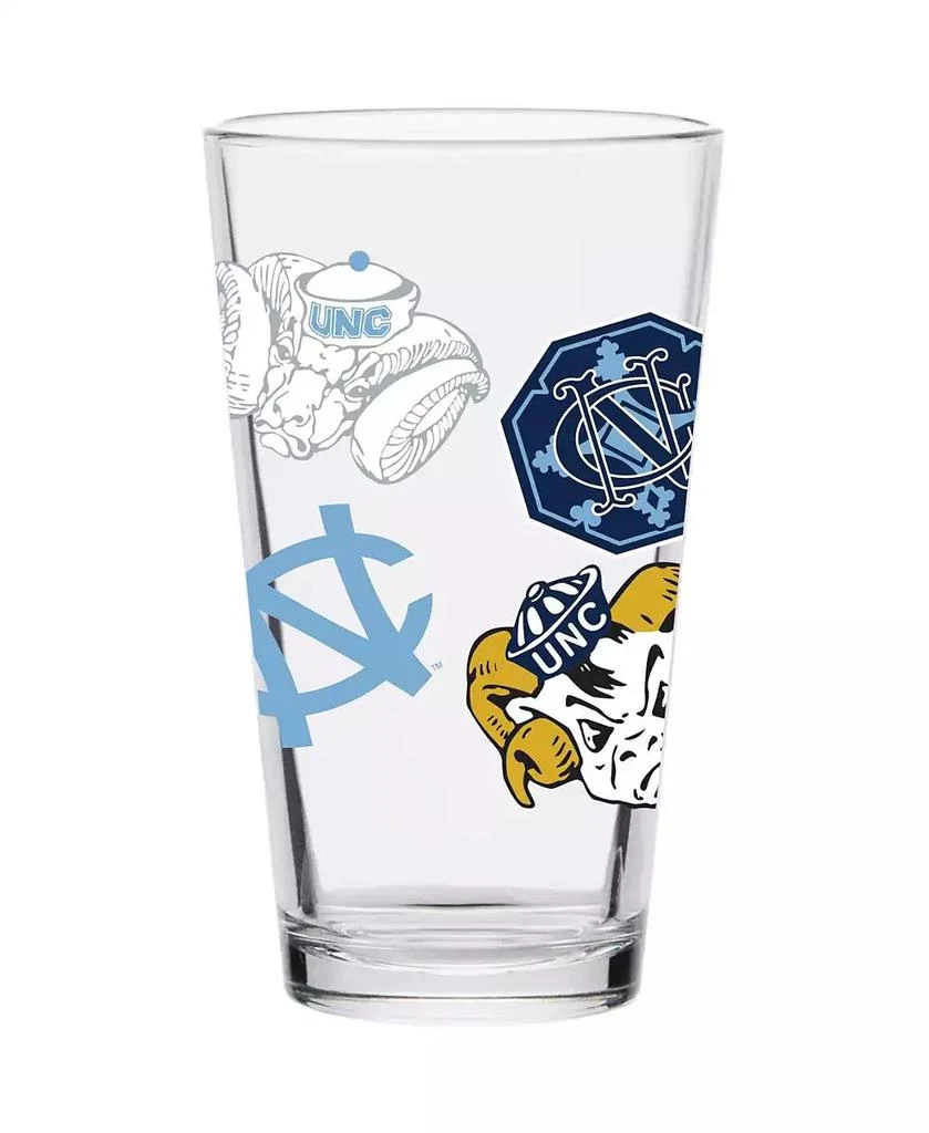 商品Indigo Falls|North Carolina Tar Heels 16 Oz Medley Vintage-Like Pint Glass,价格¥155,第2张图片详细描述