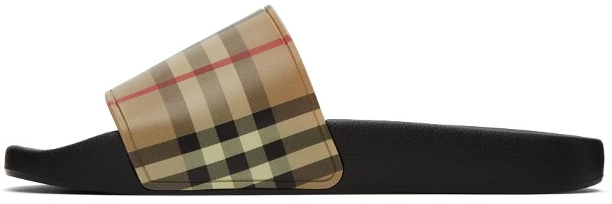 商品Burberry|驼色 Furley 拖鞋,价格¥2648,第3张图片详细描述