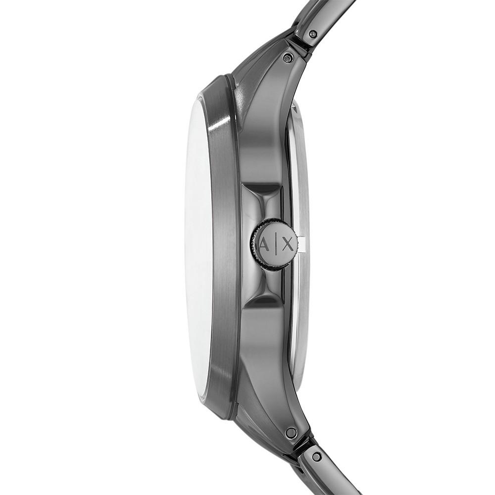 Men's Gray Stainless Steel Bracelet Watch 46mm商品第3张图片规格展示
