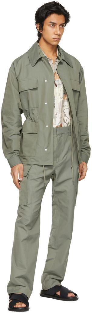 商品Stella McCartney|Khaki Shared '23 OBS' Jacket,价格¥11482,第6张图片详细描述