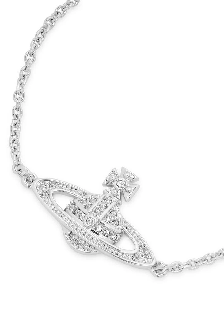 商品Vivienne Westwood|Mini Bas Relief silver-tone chain bracelet,价格¥833,第3张图片详细描述