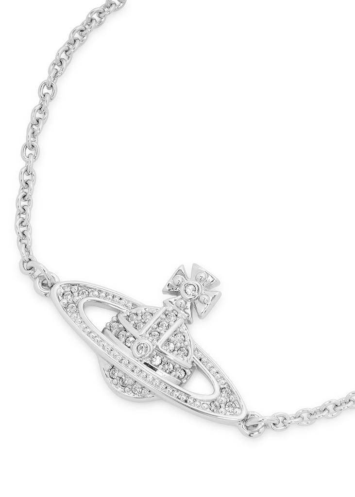 商品Vivienne Westwood|Mini Bas Relief silver-tone chain bracelet,价格¥730,第5张图片详细描述