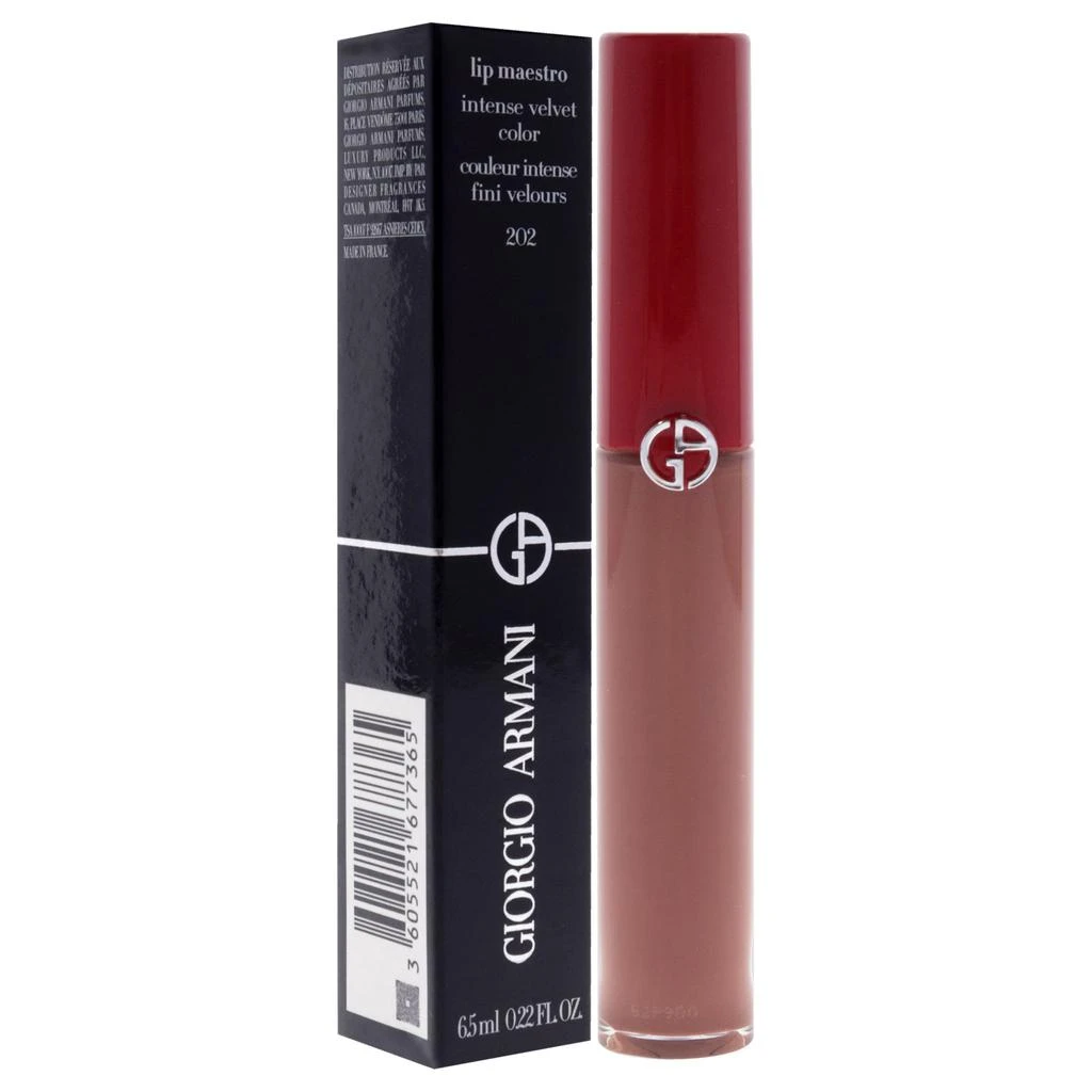 商品Giorgio Armani|Lip Maestro Intense Velvet Color - 202 by  for Women - 0.22 oz Lipstick,价格¥402,第3张图片详细描述