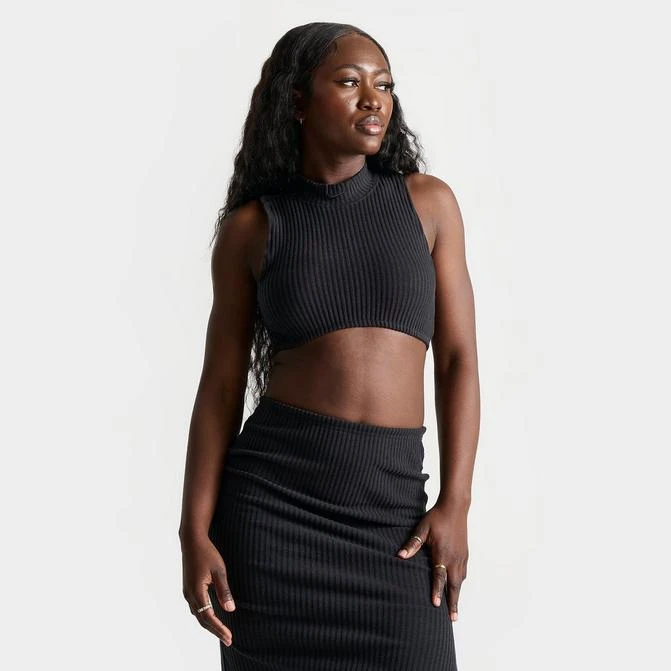 商品NIKE|Women's Nike Sportswear Chill Knit Ribbed Cropped Tank,价格¥111,第1张图片