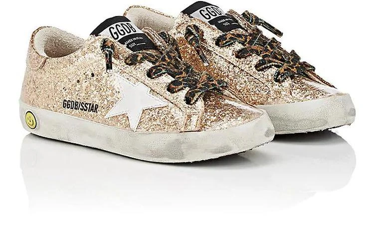 商品Golden Goose|Kids' Superstar Laminated Glitter Sneakers,价格¥1971,第1张图片