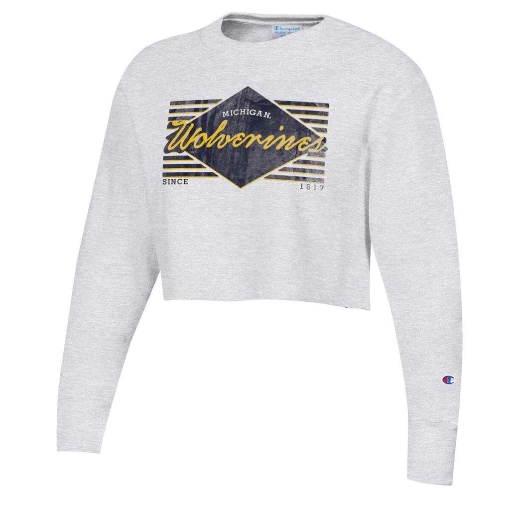 商品CHAMPION|Champion Michigan Reverse WeaveCropped Pullover... - Women's,价格¥501,第1张图片