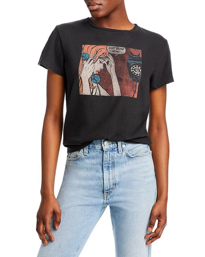 商品Re/Done|Just Bring Wine Classic Graphic Tee,价格¥778,第1张图片