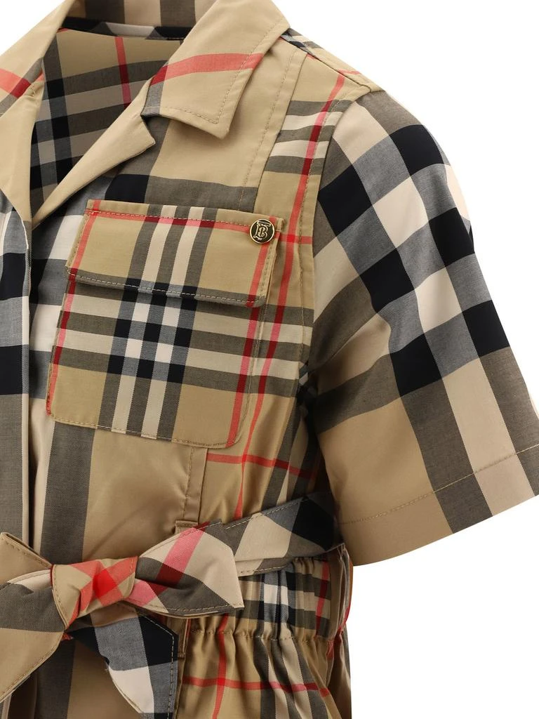 商品Burberry|Burberry Kids Checked Short-Sleeved Shirt Dress,价格¥2481,第4张图片详细描述