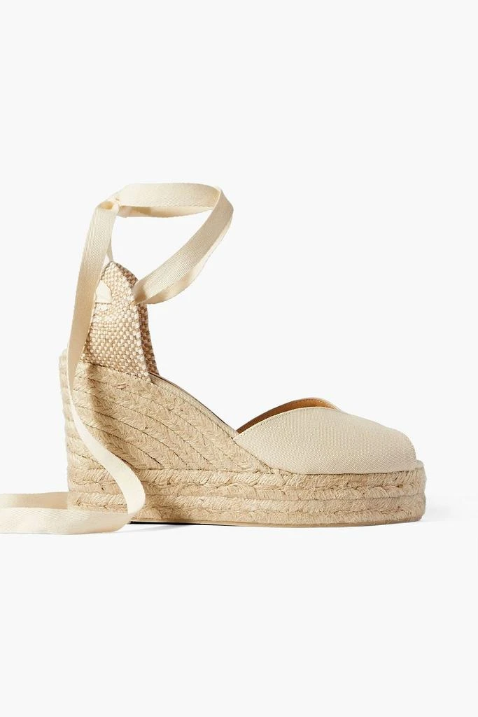 商品CASTAÑER|Bilina 80 canvas wedge espadrilles,价格¥675,第1张图片