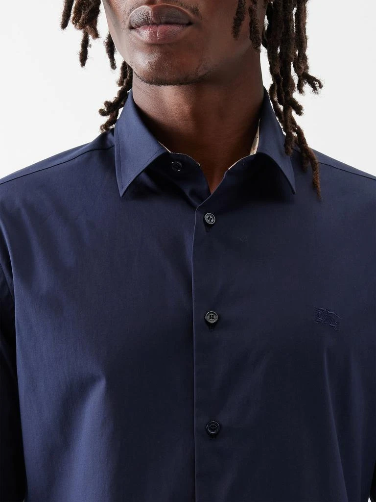 商品Burberry|Sherfield long-sleeve cotton shirt,价格¥4813,第3张图片详细描述