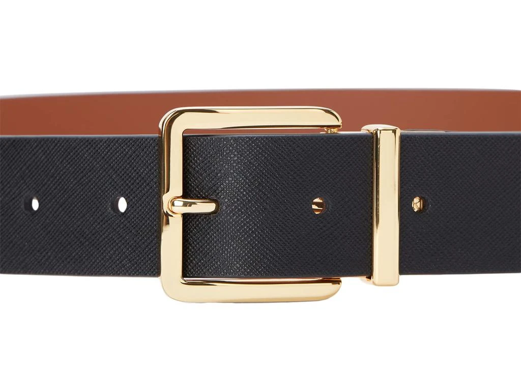 商品Ralph Lauren|Logo-Tip Pebbled Leather Belt,价格¥276,第2张图片详细描述