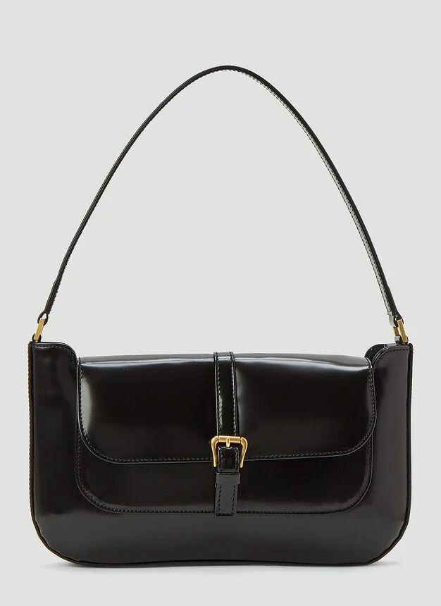 商品by FAR|Miranda Semi-Patent Shoulder Bag in Black,价格¥3147,第1张图片