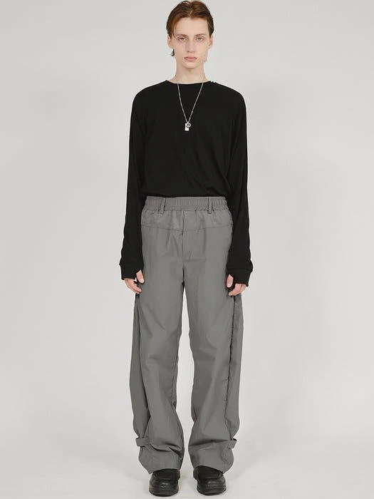 商品FLARE UP|Wide Split Pants Dark Grey,价格¥907,第2张图片详细描述