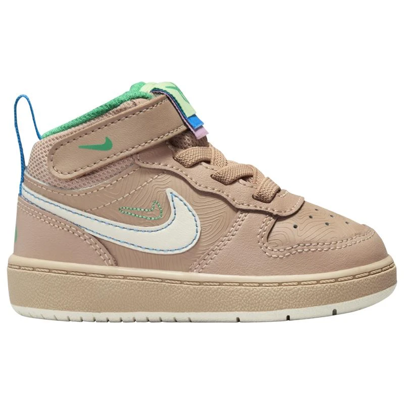 商品NIKE|Nike Court Borough Mid 2 SE - Boys' Toddler,价格¥504,第1张图片