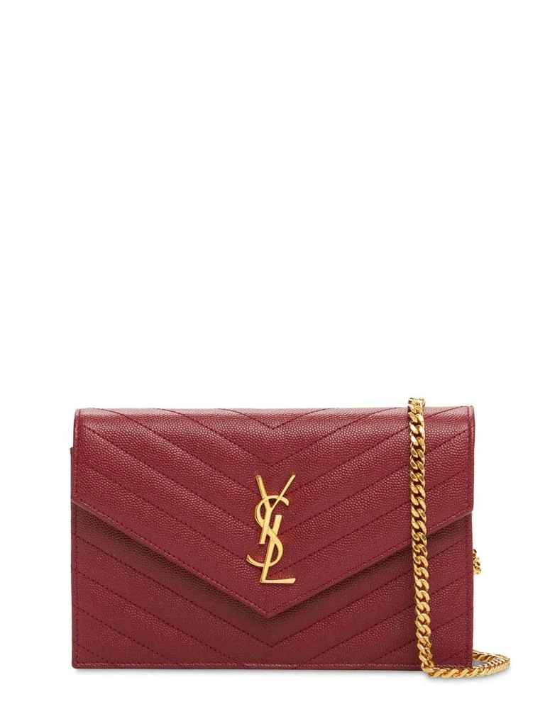 商品Yves Saint Laurent|Small Monogram Quilted Leather Bag,价格¥10991,第1张图片