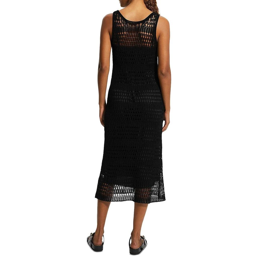 商品Theory|Theory Womens Crochet Tea Length Midi Dress,价格¥443,第3张图片详细描述