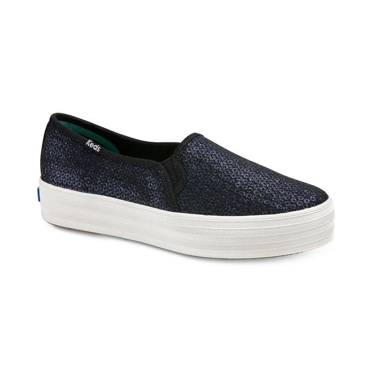 商品Keds|Triple Decker Sequined Platform Sneakers,价格¥171,第1张图片