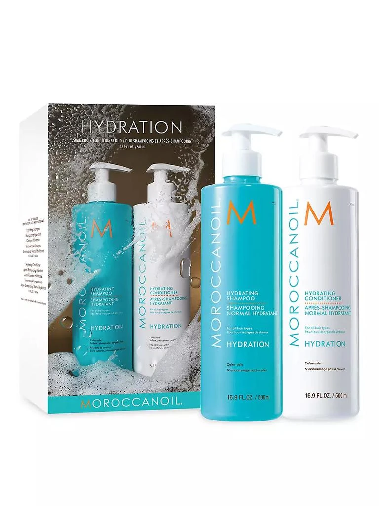 商品Moroccanoil|Hydrating Shampoo & Conditioner Value Size Duo,价格¥601,第1张图片