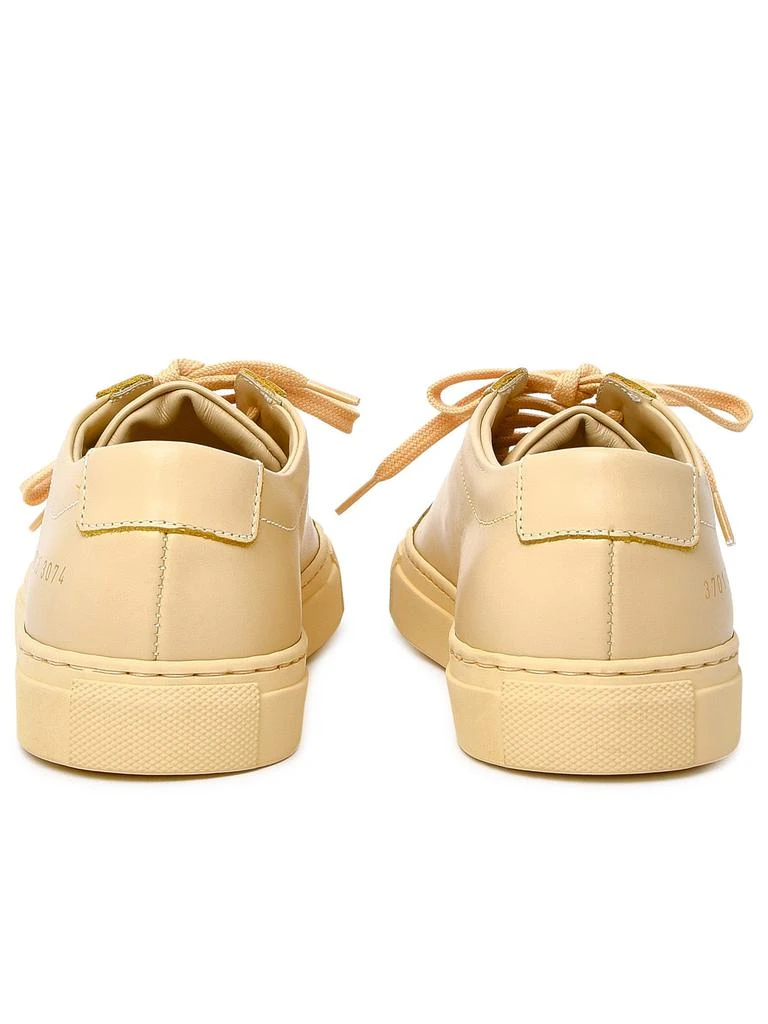 商品Common Projects|YELLOW LEATHER ACHILLES SNEAKERS,价格¥3692,第3张图片详细描述