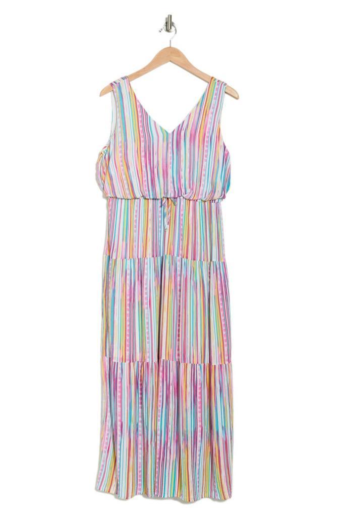 商品Nina Leonard|Tie Dye Sleeveless Maxi Dress,价格¥258,第5张图片详细描述