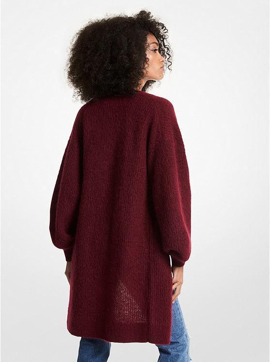 商品Michael Kors|Textured Knit V-Neck Cardigan,价格¥611-¥955,第4张图片详细描述