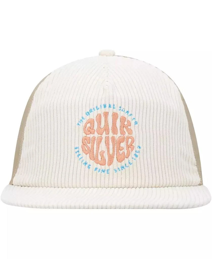 商品Quiksilver|Men's Cream Coasteeze Trucker Snapback Hat,价格¥240,第2张图片详细描述