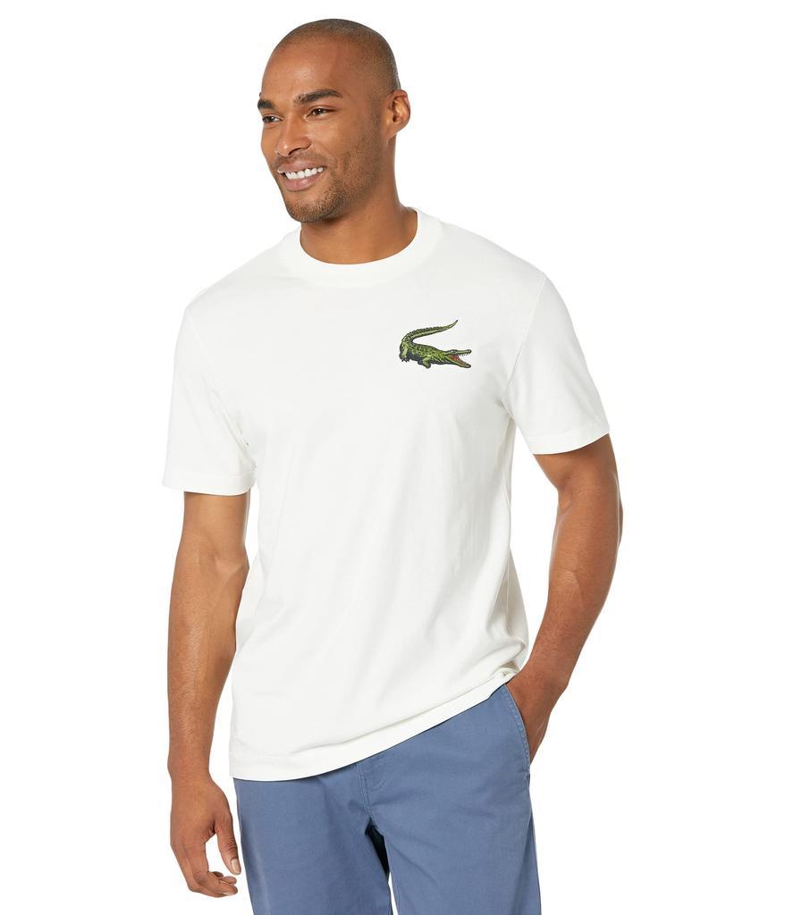 商品Lacoste|Short Sleeve Bold Graphic Croc On Left Chest T-Shirt,价格¥386-¥552,第1张图片