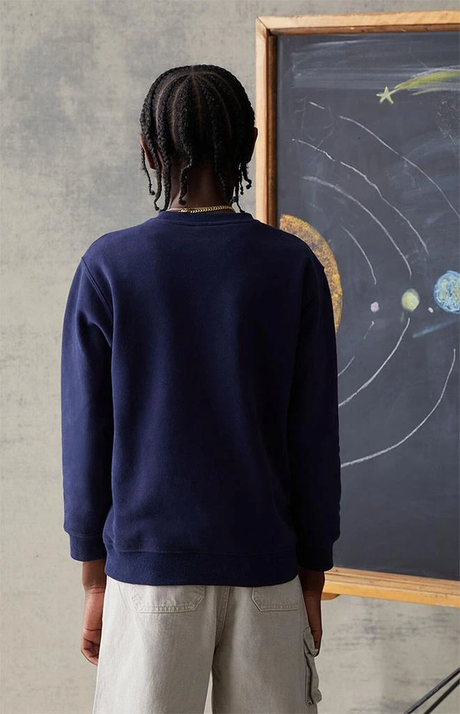 商品PacSun Kids|Navy Sport Crew Neck Sweatshirt,价格¥68,第4张图片详细描述