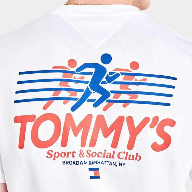 Men's Tommy Jeans Sports Club Logo Graphic T-Shirt商品第5张图片规格展示
