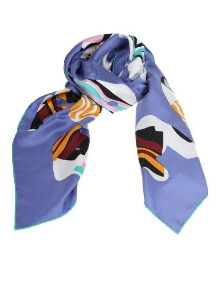 商品Fendi|Fendi women's purple silk foulard,价格¥2309,第1张图片