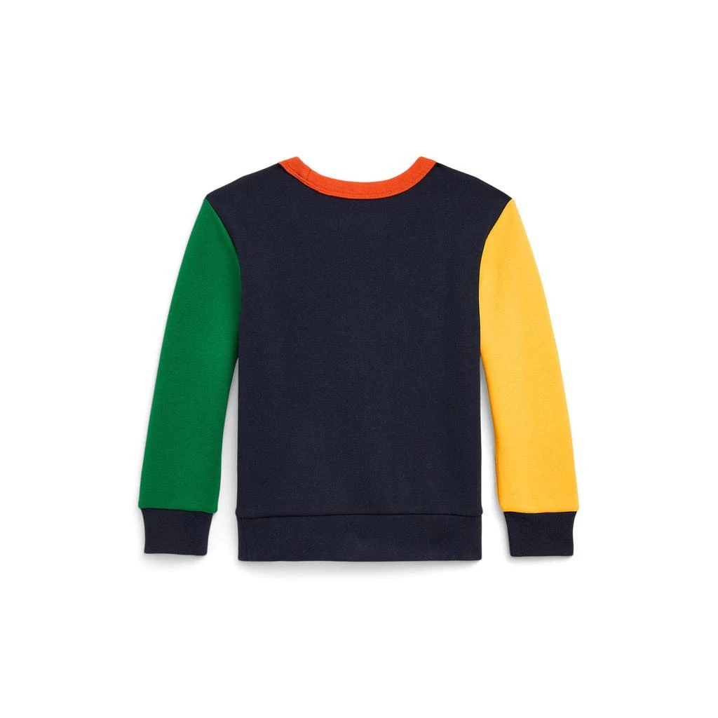 商品Ralph Lauren|Color-Blocked Double-Knit Sweatshirt (Little Kids),价格¥263,第2张图片详细描述