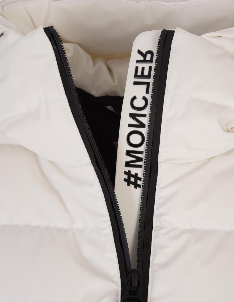 Moncler Grenoble Woman White Chessel Short Down Jacket商品第3张图片规格展示