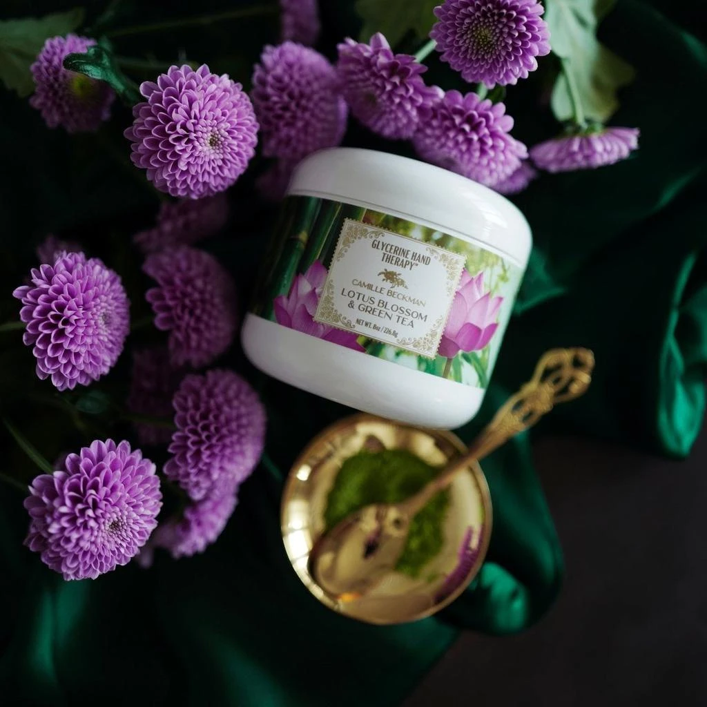 商品Camille Beckman|Glycerine Hand Therapy™ 8oz Lotus Blossom & Green Tea,价格¥177,第2张图片详细描述