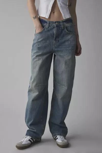 商品BDG|BDG Logan Buckle Baggy Barrel Jean,价格¥603,第2张图片详细描述