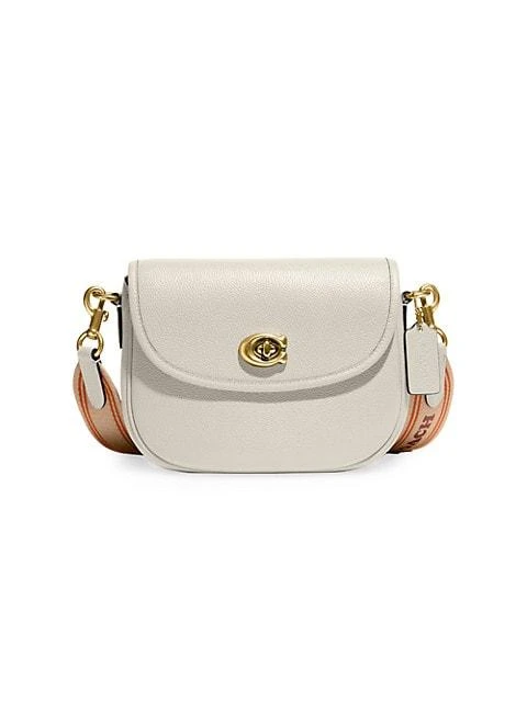 商品Coach|Willow Leather Saddle Bag,价格¥1415,第1张图片